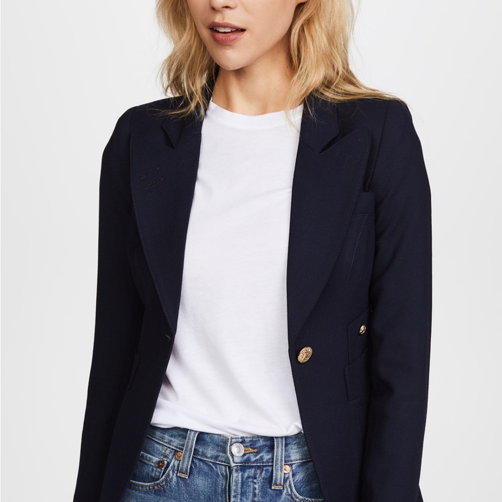 Smythe Duchess Blazer in Navy Size 2 EUC